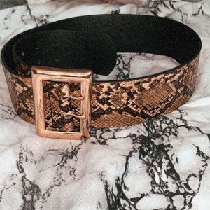 Snake Skin belt!